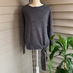 A new day charcoal heather sweater